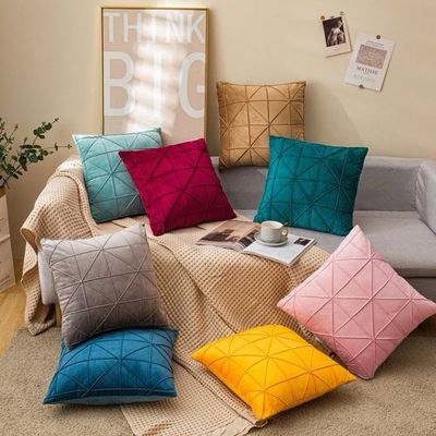 卸売 家用繊維 ポリエステル フラネル ベルベット 広形 ベッドソファ 飾り付け クッションカバー
